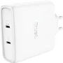 Trust Maxo Cargador de Pared GaN 100W con 2x USB-C y Cable de 2m Blanco